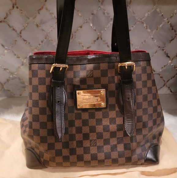 💥SOLD💥Louis Vuitton Damier Ebene Hampstead MM - Picture 6 of 15